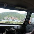 Вид из пограничного уазика. Нас везут на допрос на погранзаставу&nbsp;