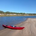 д. Пинега - с. Холмогоры, осенний сплав на морском каяке, 3 дня, 140км