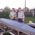 Стеклоткань в остатке была и опыт работы с эпоксидным клеем уже имеется, главное чтоб погода была