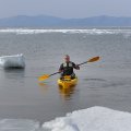 Наконец, каяк во время гребли сохраняет строго прямолинейное движение, а не бросается в стороны, как вынюхивающий трюфели поросенок.