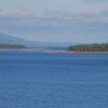 Так
выглядит лес на моём берегу. Кстати, пресную воду на этой стоянке я найти не
смог.