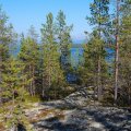 Вид
в сторону открытого моря. Морского горизонта уже не видно, даже взгрустнулось.
