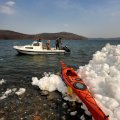 Из всей компании знакомых водномоторников встретил лишь самых стойких и охочих до черемши товарищей.