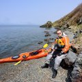 Нашел дома штатив, теперь к фотографиям каяка могу гордо присовокупить собственный автопортрет.