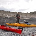 Баренцево море, на морских каяках вокруг полуостровов Средний и Рыбачий. Август 2013.