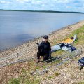 Недолгие сборы наших транспортных средств - каяков Вектор.