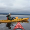 По озеру Лумболка в выходной, на морском каяке