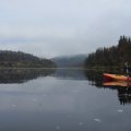 Вот так не спеша мы шлепали веслами по тихой глади воды,  очень удачно сложились для нас погодные условия, ни ветра, ни дождинки, кругом тишь, а мы идем себе и болтаем на разные интересные темы, строим планы на следующий сезон.